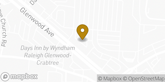 Map showing the location of Chipotle Mexican Grill in Raleigh, NC 27612