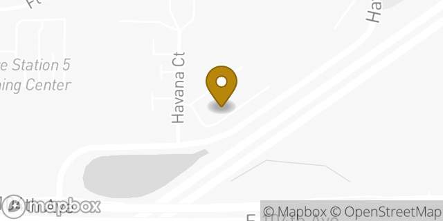 Map showing the location of Penske Truck Rental in Brighton, CO 80601