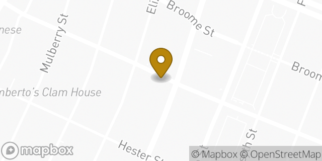 Map showing the location of Chase Bank in New York, NY 10013