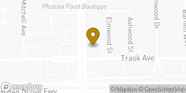 Map showing the location of ATM 7ELEVEN-FCTI in Garden Grove, CA 92843