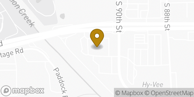 Map showing the location of ATM Walgreens in Omaha, NE