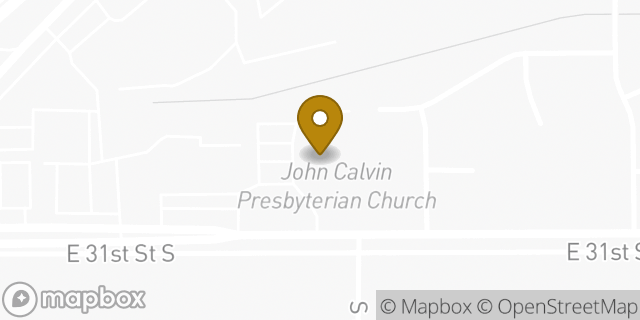 Map showing the location of The Church of Jesus Christ of Latter-day Saints in Tulsa, OK 74145