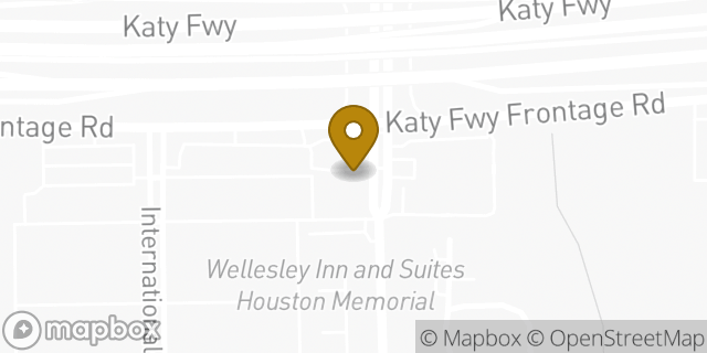 Map showing the location of Subway in Houston, TX 77024