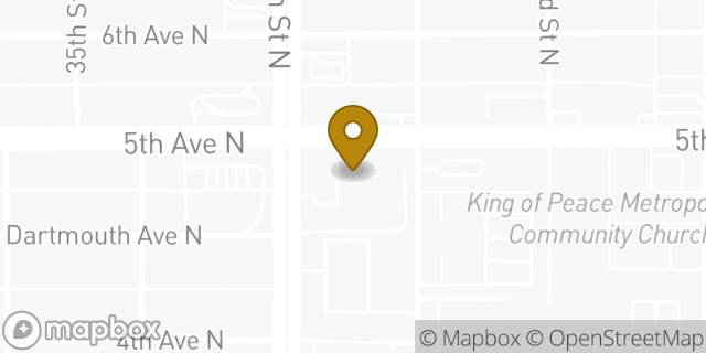 Map showing the location of Amazon Locker - Raclette in Saint Petersburg, FL 33713