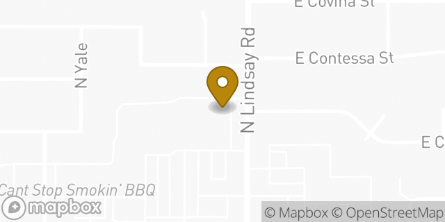 Map showing the location of OneMain Financial in Mesa, AZ 85213