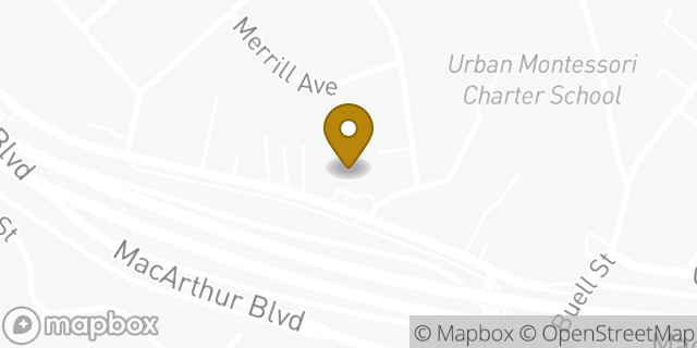 Map showing the location of Citibank ATM in Oakland, CA 94619