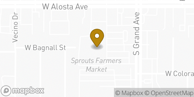 Map showing the location of Marshalls in Glendora, CA 91740