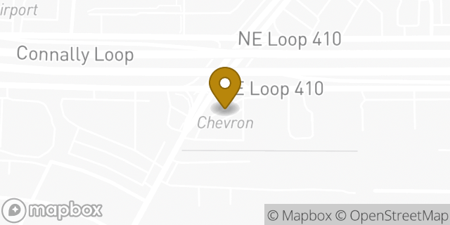 Map showing the location of ATM 7ELEVEN-FCTI in San Antonio, TX 78209
