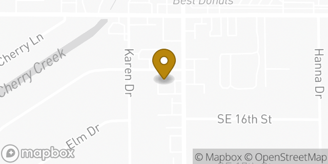 Map showing the location of Sonic Drive In in Del City, OK 73115