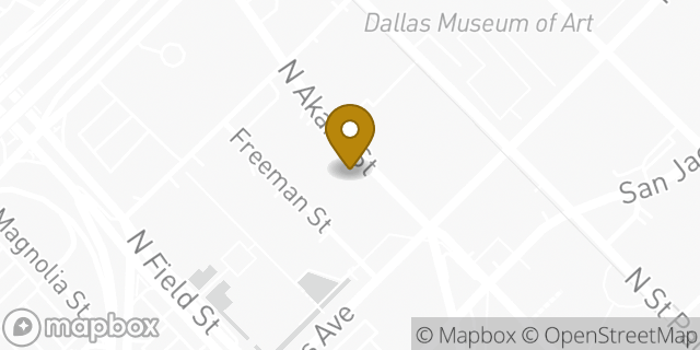 Map showing the location of The UPS Store in Dallas, TX 75201