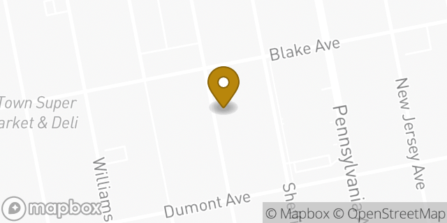 Map showing the location of Amazon Locker - Maren in Brooklyn, NY 11207