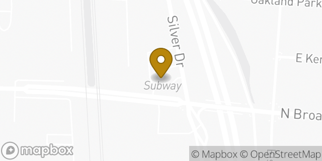 Map showing the location of Subway in Columbus, OH 43224