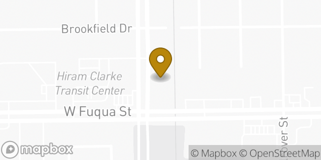 Map showing the location of Amazon Locker - Produce in Houston, TX 77045