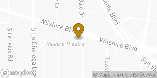 Map showing the location of Panera Bread in Beverly Hills, CA 90211
