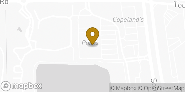 Map showing the location of Publix in Jacksonville, FL 32216
