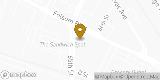 Map showing the location of Subway in Sacramento, CA 95819