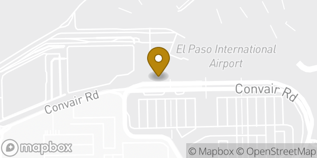 Map showing the location of Alamo Rent A Car in El Paso, TX 79925