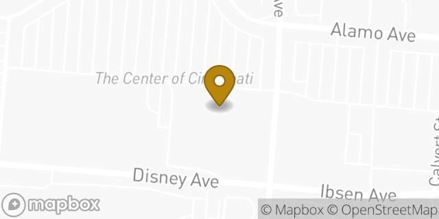 Map showing the location of Target in Cincinnati, OH 45209