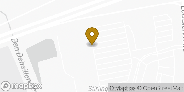 Map showing the location of Starbucks in Lafayette, LA 70501