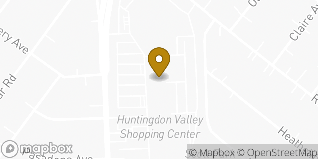 Map showing the location of Chipotle Mexican Grill in Huntingdon Valley, PA 19006