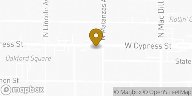 Map showing the location of American Legion Post 248 in Tampa, FL 33607