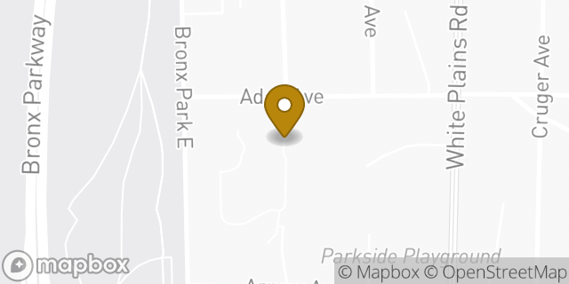 Map showing the location of Amazon Locker - Paramedic in Bronx, NY 10467