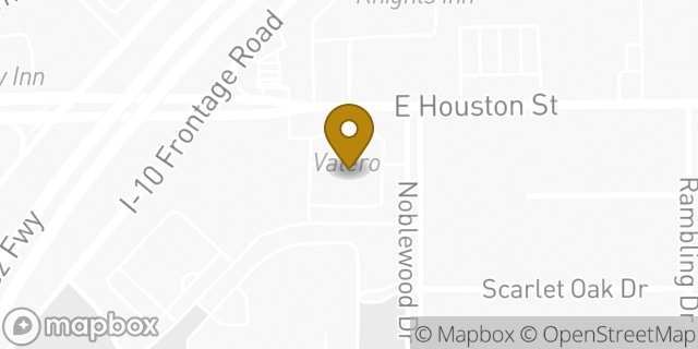 Map showing the location of 7-Eleven in San Antonio, TX 78220