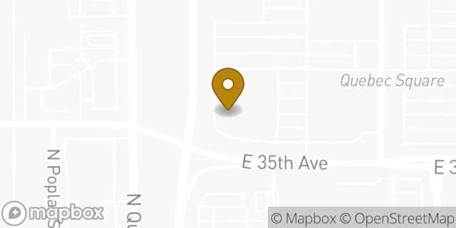 Map showing the location of Subway in Denver, CO 80238