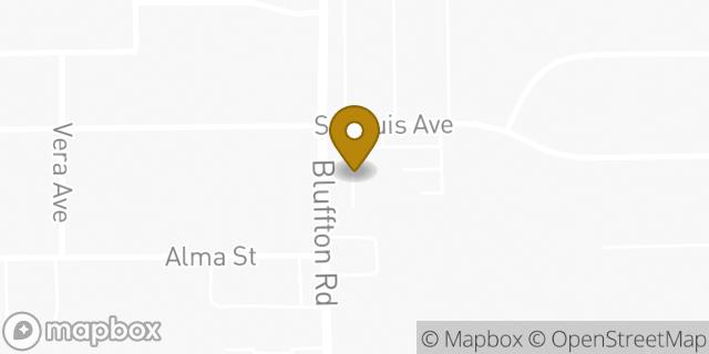 Map showing the location of American Legion Post 241 in Fort Wayne, IN 46809