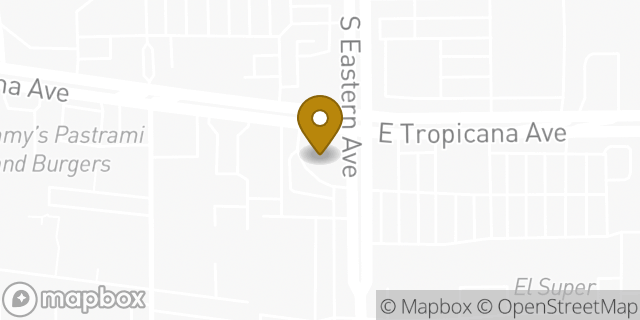 Map showing the location of Chase Bank in Las Vegas, NV 89119