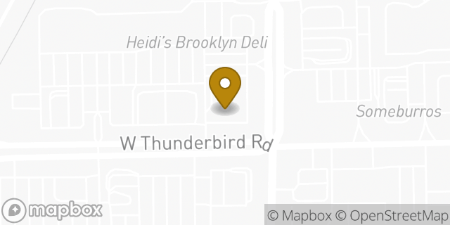 Map showing the location of CVS Pharmacy in Peoria, AZ 85381