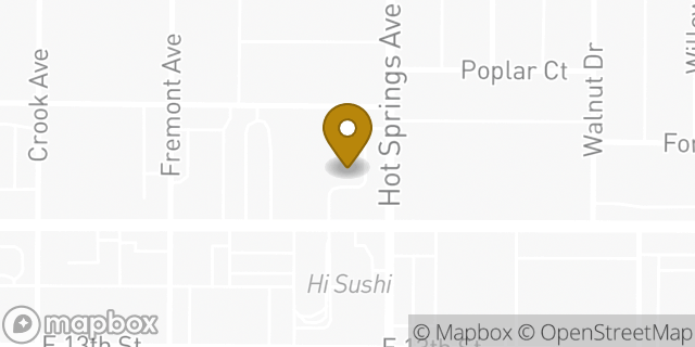 Map showing the location of AutoZone in Cheyenne, WY 82001