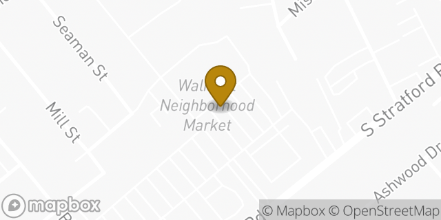 Map showing the location of Walmart Neighborhood Market in Winston-Salem, NC 27103
