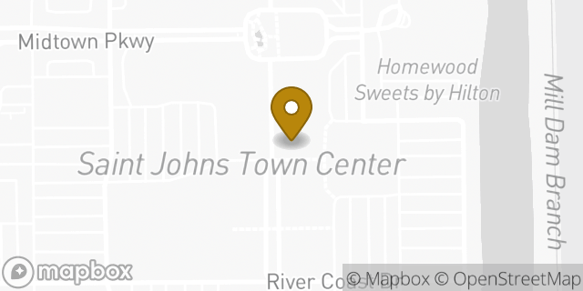 Map showing the location of Banana Republic in Jacksonville, FL 32246