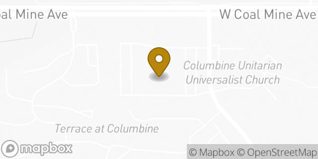 Map showing the location of The Church of Jesus Christ of Latter-day Saints in Littleton, CO 80128