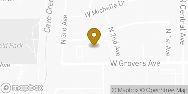 Map showing the location of The Church of Jesus Christ of Latter-day Saints in Phoenix, AZ 85023