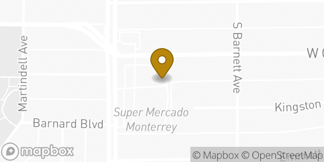 Map showing the location of Walgreens in Dallas, TX 75211
