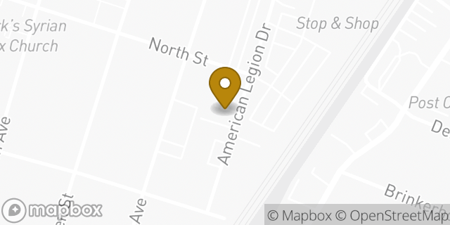 Map showing the location of American Legion in Teaneck, NJ 07666