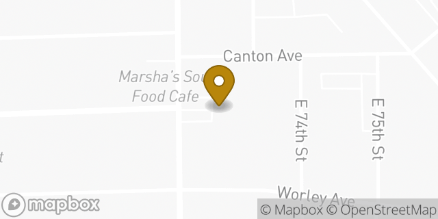 Map showing the location of Amazon Locker - Metamorphist in Cleveland, OH 44105