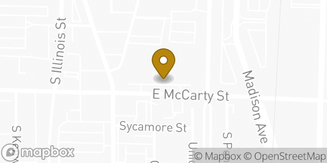 Map showing the location of Bright Horizons in Indianapolis, IN 46225