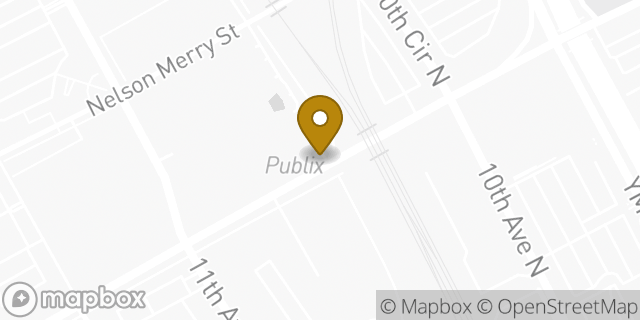 Map showing the location of Publix Super Market at Capitol View in Nashville, TN 37203