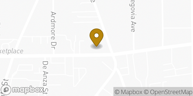 Map showing the location of Papa Johns in San Gabriel, CA 91776