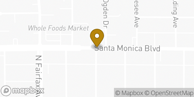 Map showing the location of Brick CrossFit in Los Angeles, CA