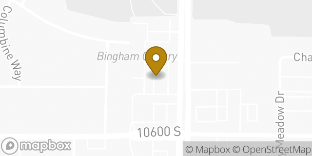 Map showing the location of McDonald's in Sandy, UT 84094