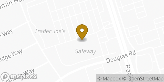 Map showing the location of Starbucks in Stockton, CA 95207