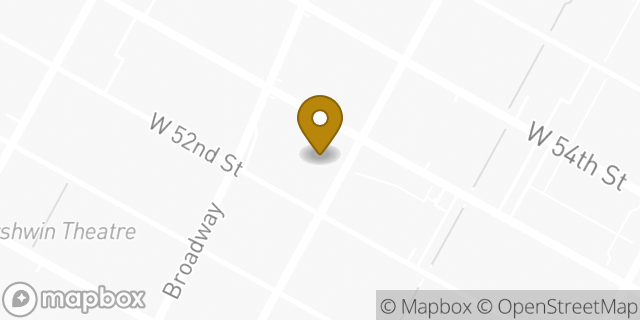 Map showing the location of Chase Bank in New York, NY 10019