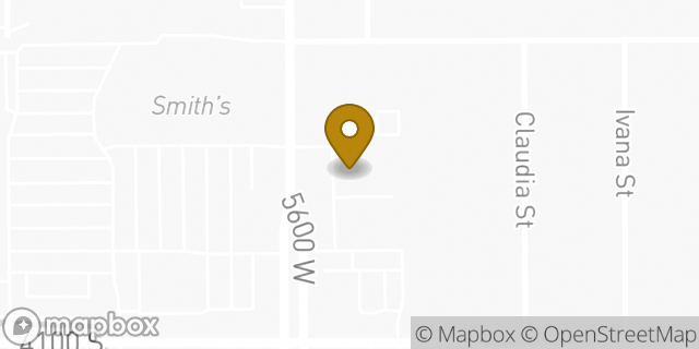 Map showing the location of AutoZone in West Valley City, UT 84120