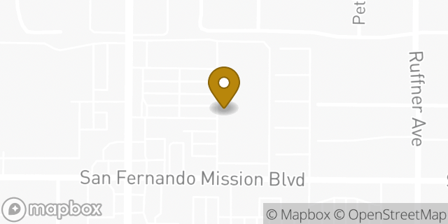 Map showing the location of Planet Fitness in Granada Hills, CA 91344