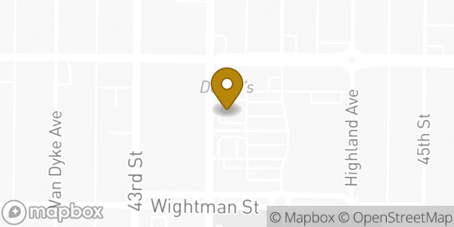 Map showing the location of McDonald's in San Diego, CA 92105
