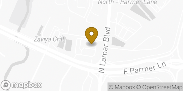 Map showing the location of Amazon Locker - Erin in Austin, TX 78727